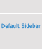 Default Sidebar