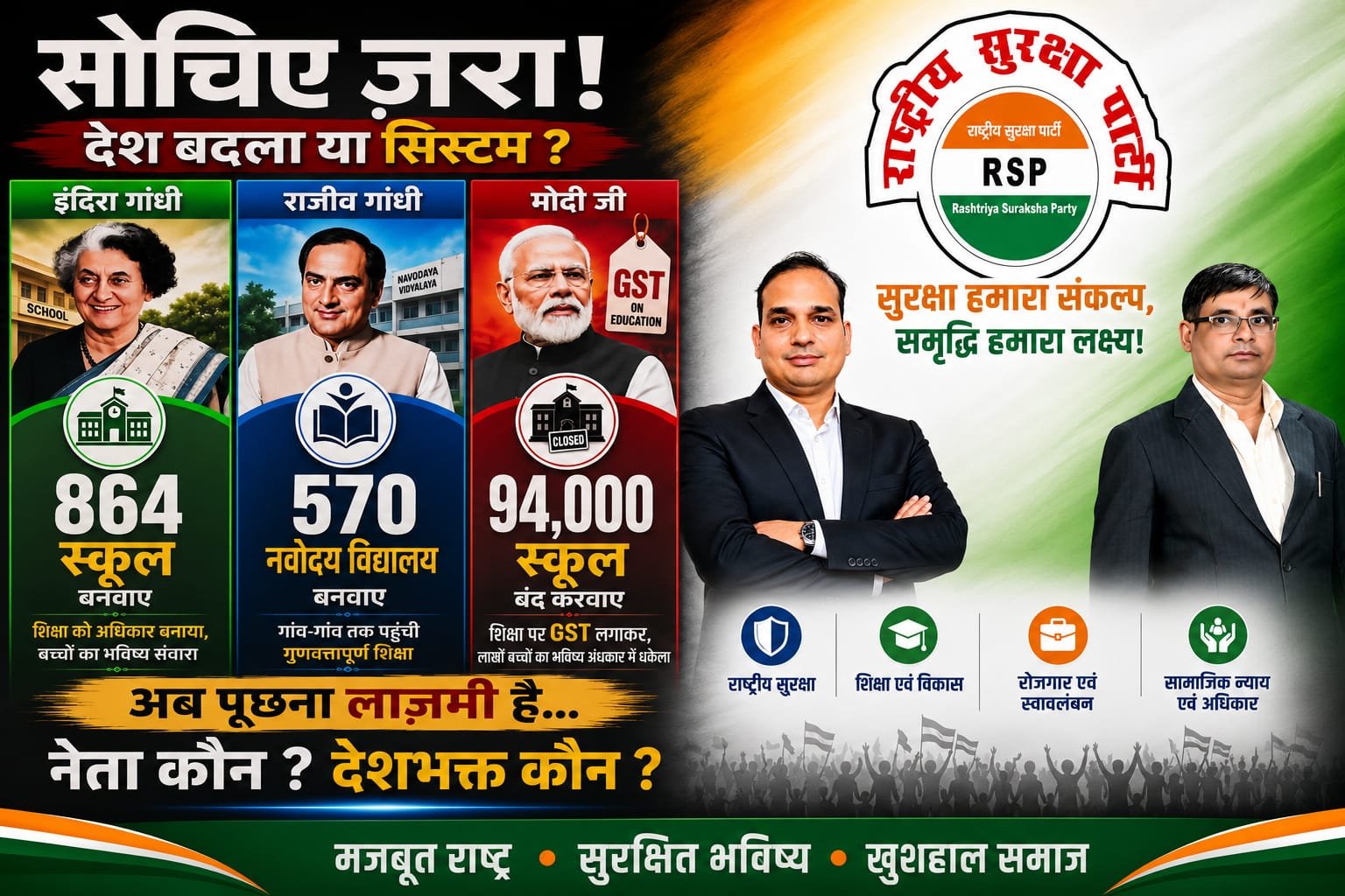 सोचिए ज़रा! देश बदला या सिस्टम?