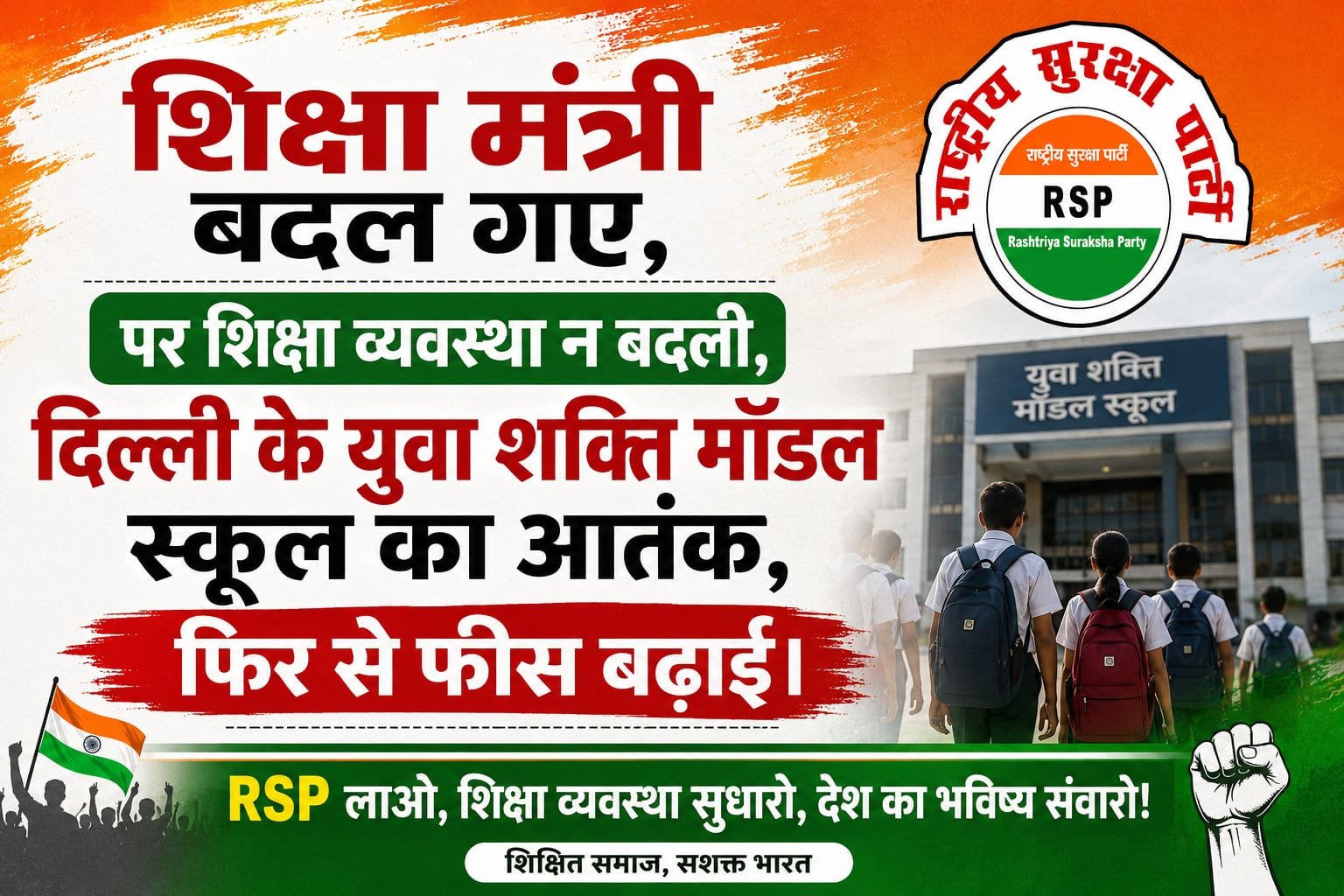 शिक्षा मंत्री बदल गए, पर शिक्षा व्यवस्था नहीं बदली! दिल्ली के स्कूलों में फीस बढ़ोतरी पर सवाल?