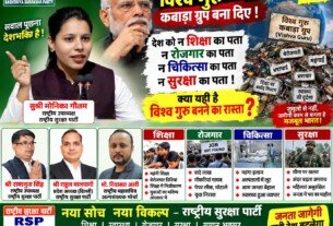 ‘विश्व गुरु’ के नारे पर सवाल, शिक्षा, रोजगार, चिकित्सा और सुरक्षा पर जवाबदेही की मांग!