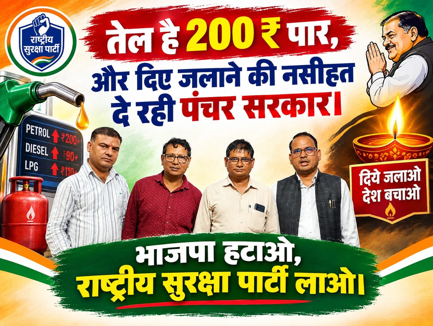 तेल की कीमतों पर राष्ट्रीय सुरक्षा पार्टी (RSP) का सवाल – महंगाई और जनहित का संदेश!