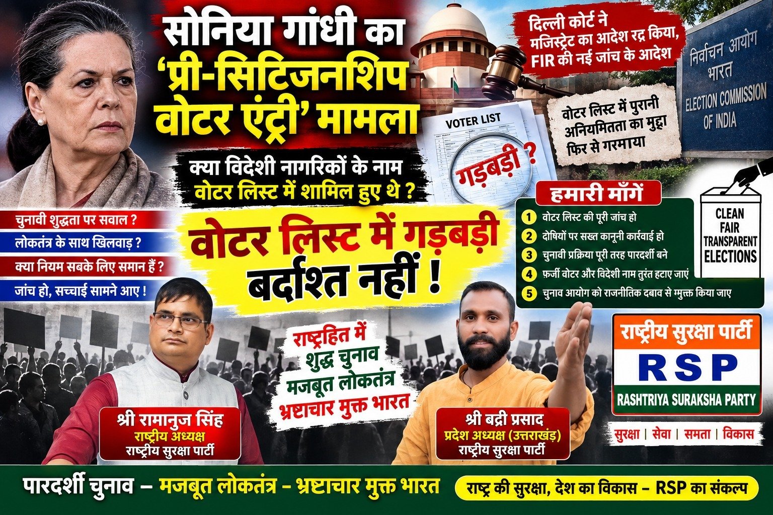 वोटर लिस्ट में गड़बड़ी के दावे: ‘प्री-सिटिजनशिप वोटर एंट्री’ मामले पर सवाल?