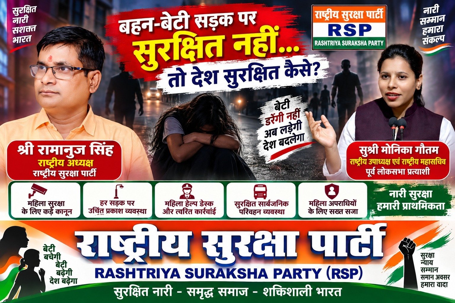 बहन-बेटी सड़क पर सुरक्षित नहीं? महिला सुरक्षा पर उठे सवाल?