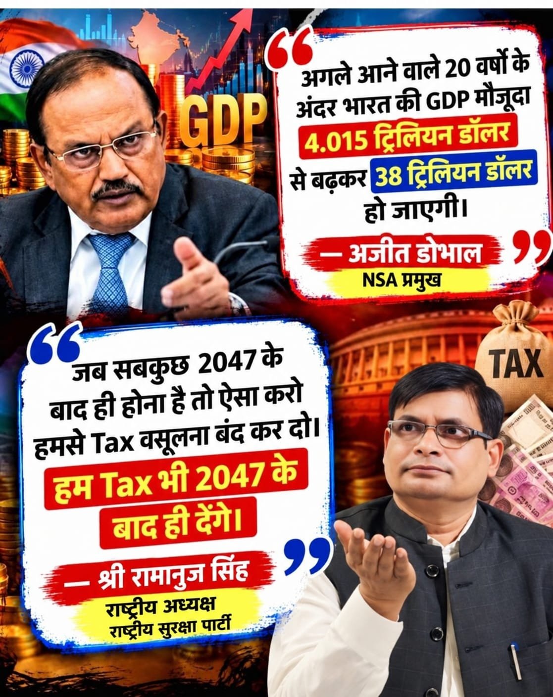 भारत की अर्थव्यवस्था और टैक्स व्यवस्था पर नई बहस | 2047 का भारत कैसा होगा?