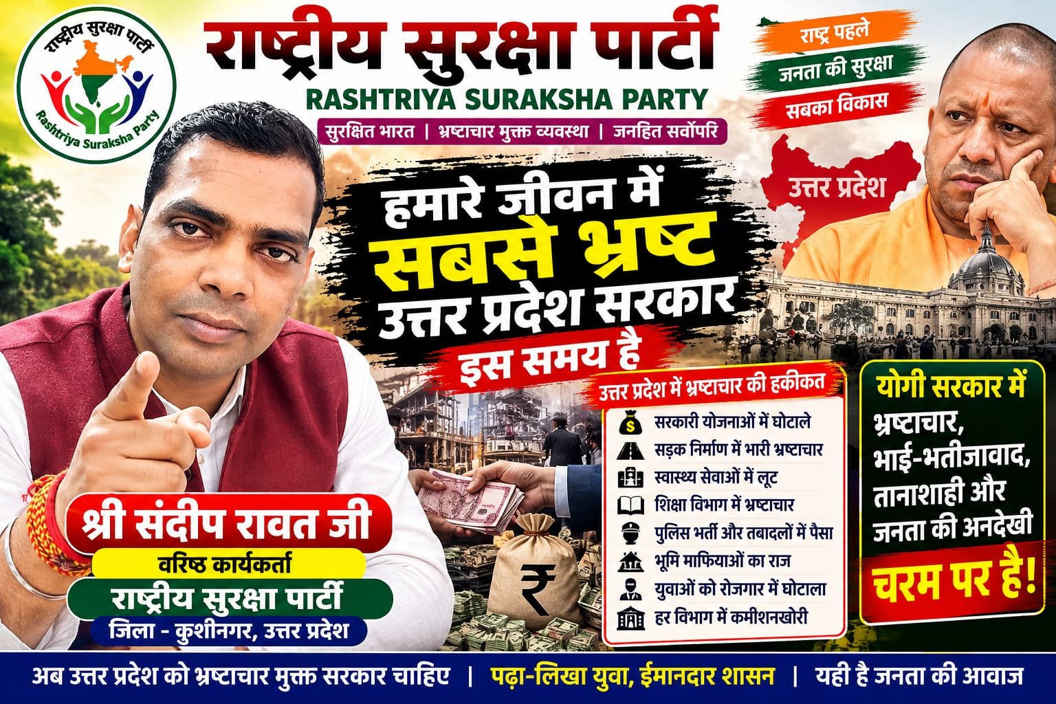 उत्तर प्रदेश में भ्रष्टाचार के आरोपों पर उठे सवाल?