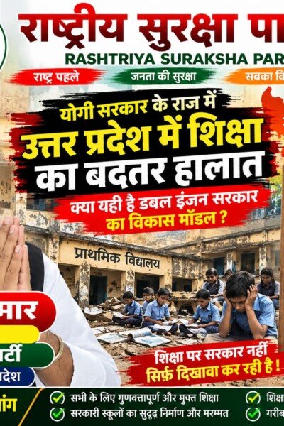 उत्तर प्रदेश में शिक्षा व्यवस्था पर उठे सवाल?