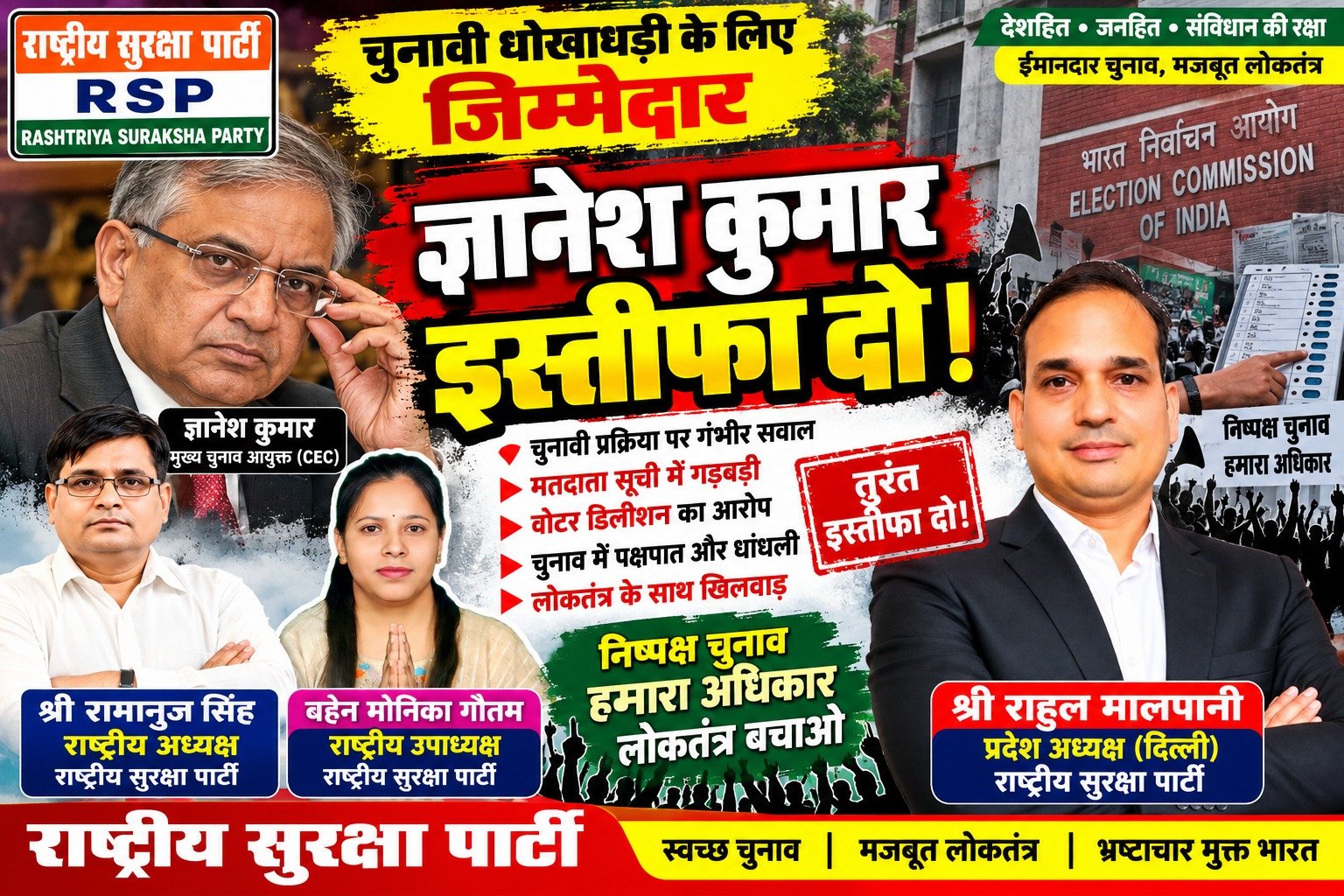 चुनावी प्रक्रिया और निष्पक्ष चुनाव पर सवाल?