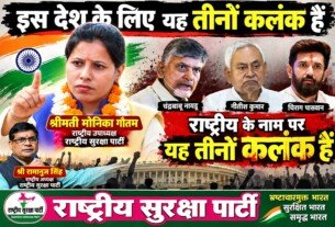 राष्ट्रीय सुरक्षा पार्टी का राजनीतिक पोस्टर: राष्ट्रीय मुद्दों पर तीखे सवाल?