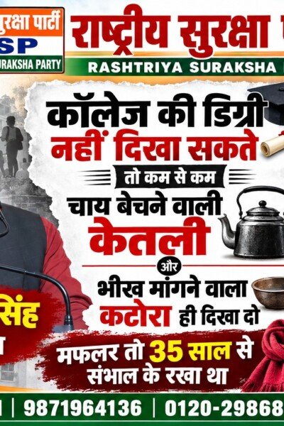 राष्ट्रीय सुरक्षा पार्टी (RSP) का शिक्षा और समानता पर संदेश – डिग्री, रोजगार और आम आदमी के संघर्ष का मुद्दा!