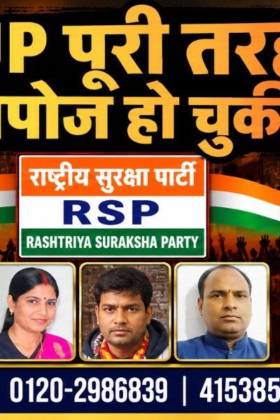 BJP पूरी तरह एक्सपोज हो चुकी है – राष्ट्रीय सुरक्षा पार्टी (RSP) का संदेश